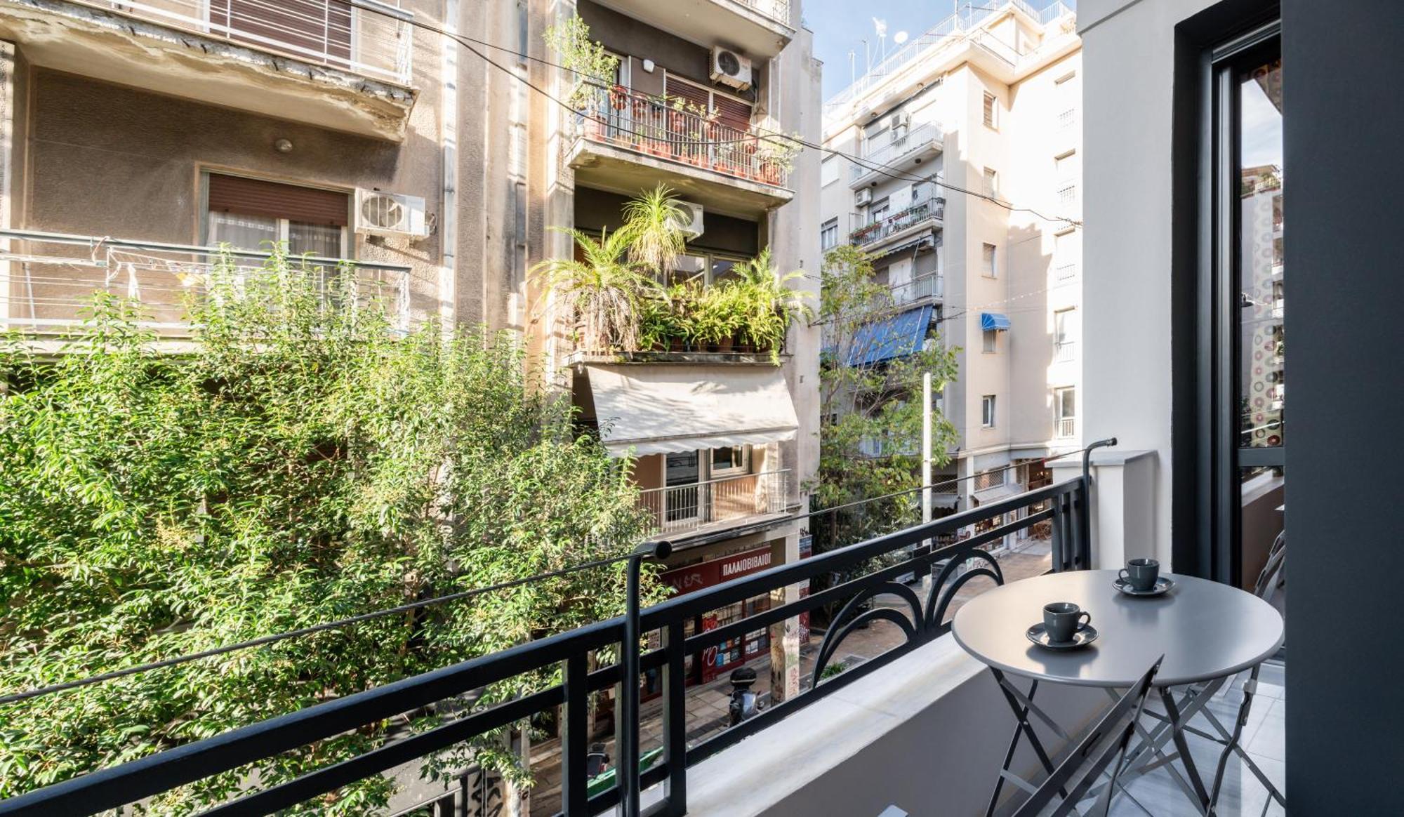 Ferienwohnung Luxury Bauhaus Athen Exterior foto