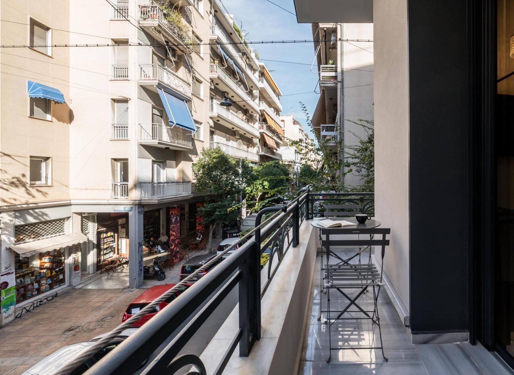 Ferienwohnung Luxury Bauhaus Athen Exterior foto