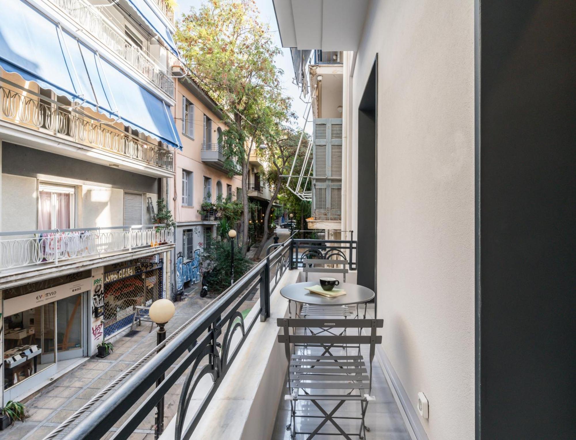 Ferienwohnung Luxury Bauhaus Athen Exterior foto